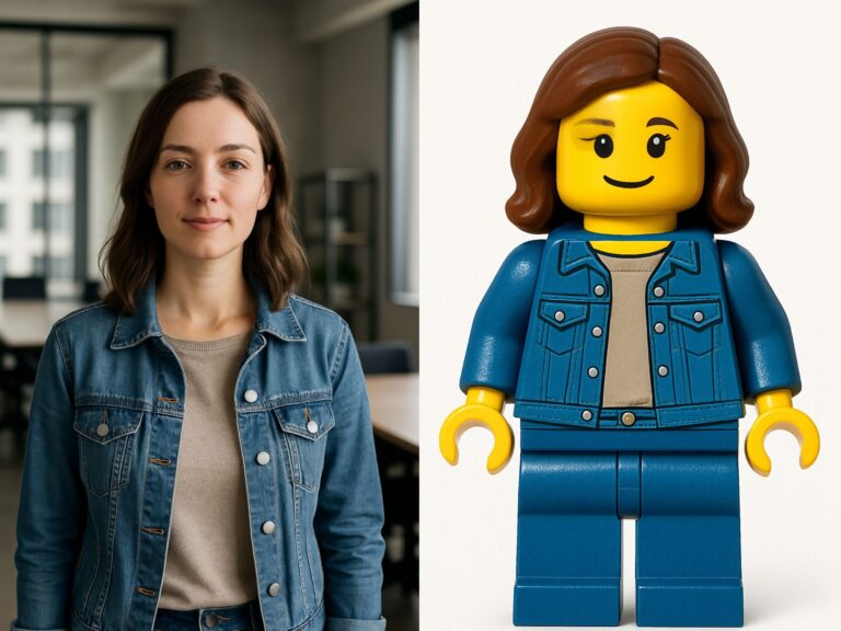 Transformar o participante em um Lego